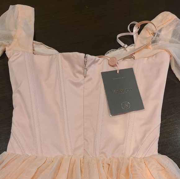 House of CB | Vivi Soft Peach Corset Mini - Picture 5 of 10
